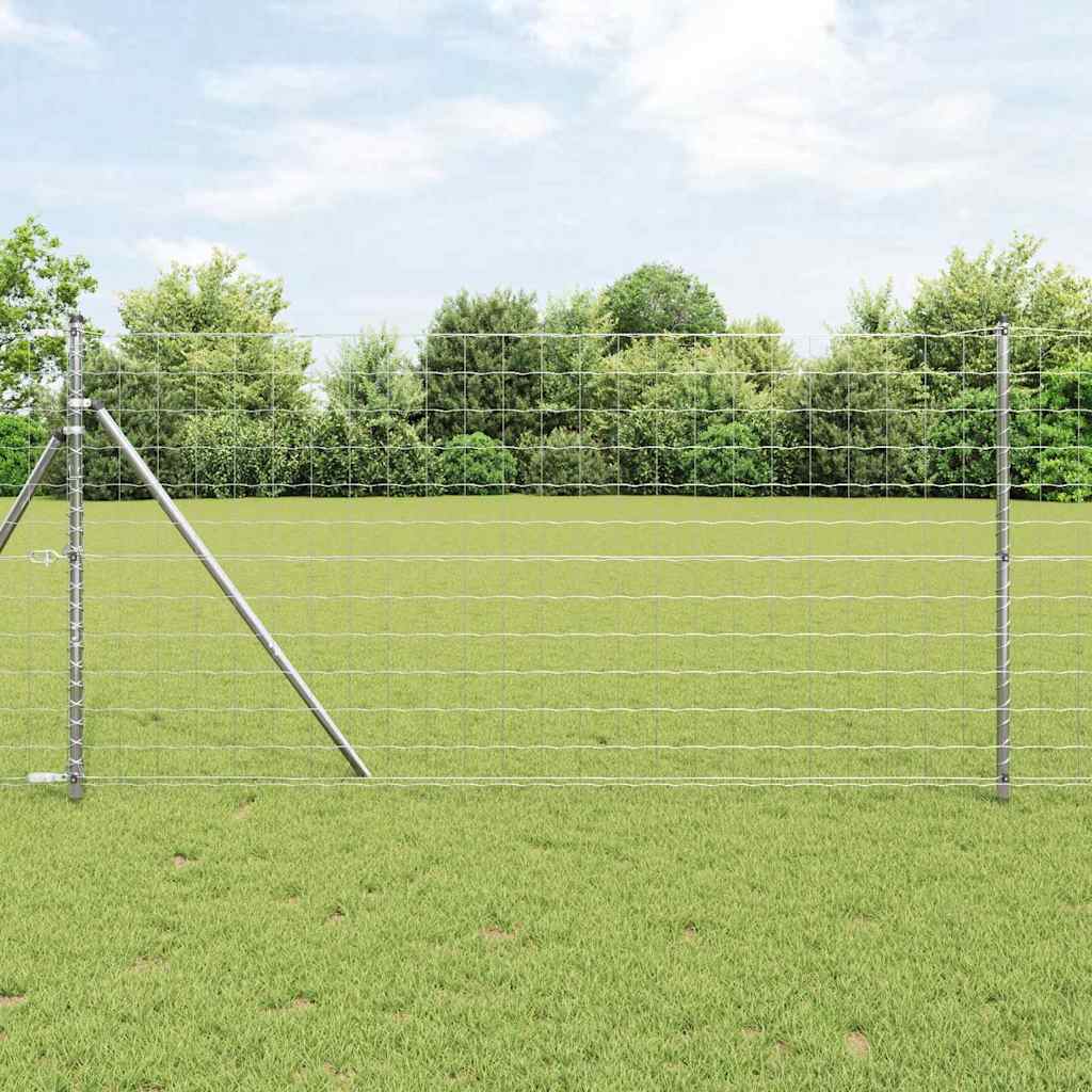 vidaXL Euro Valla 1,4 x 10 m Hierro recubierto de PVC