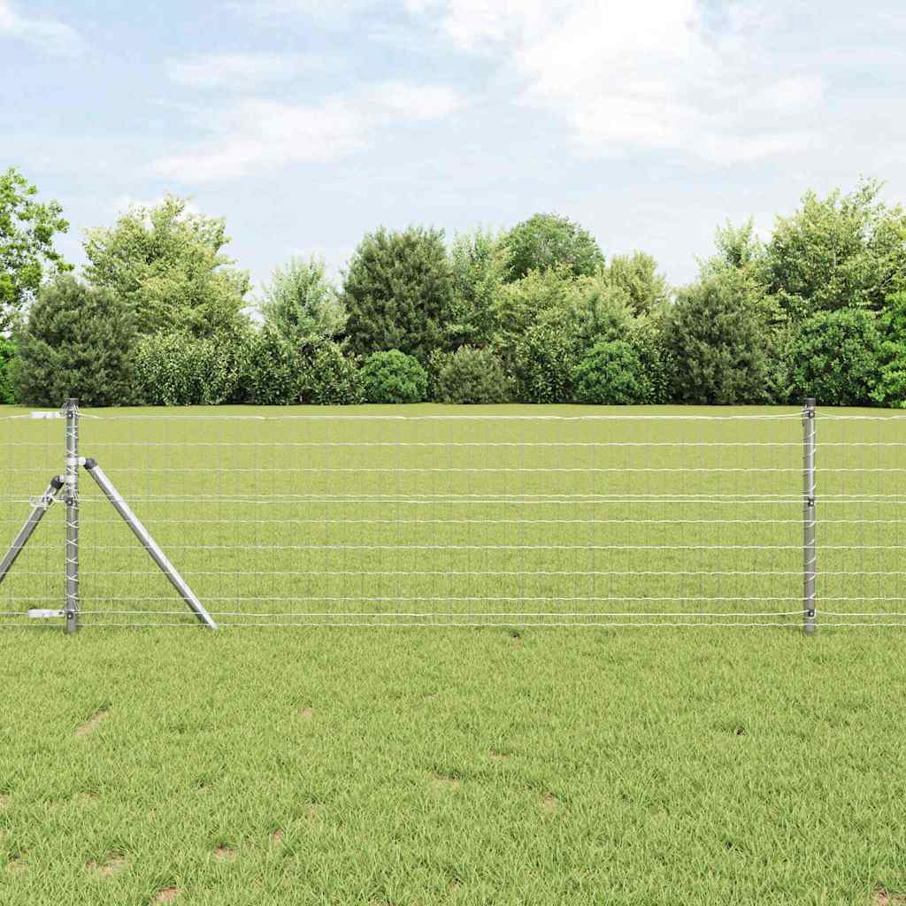vidaXL Euro Valla 0,6 x 25 m Hierro recubierto de PVC