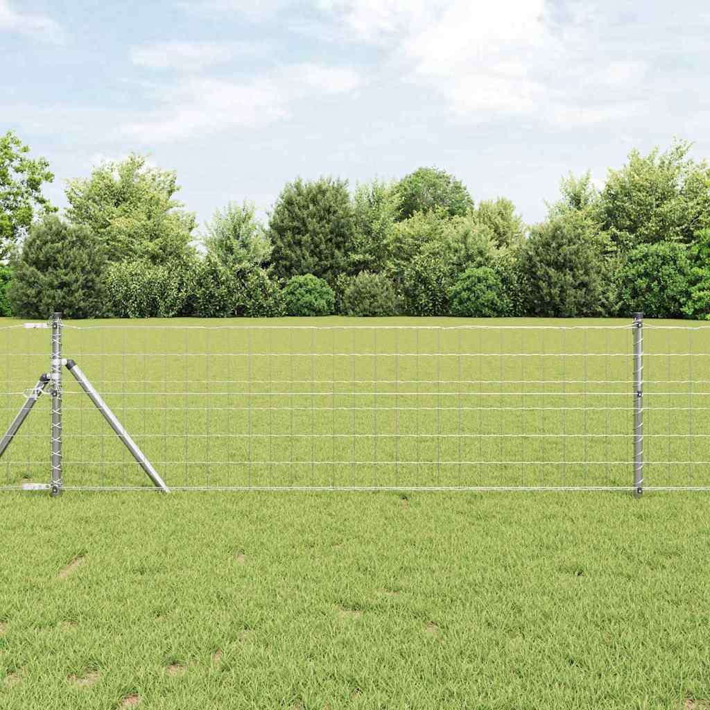 vidaXL Euro Valla 0,4 x 25 m Hierro recubierto de PVC