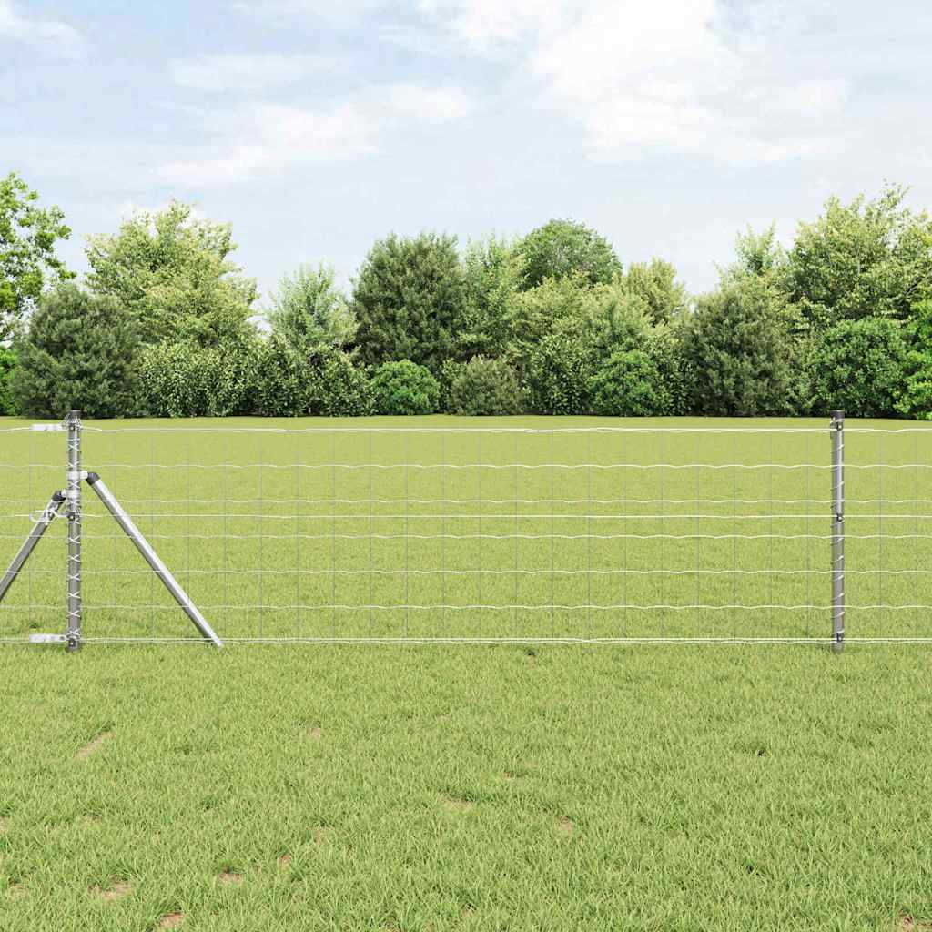 vidaXL Euro Valla 0,4 x 50 m Hierro recubierto de PVC