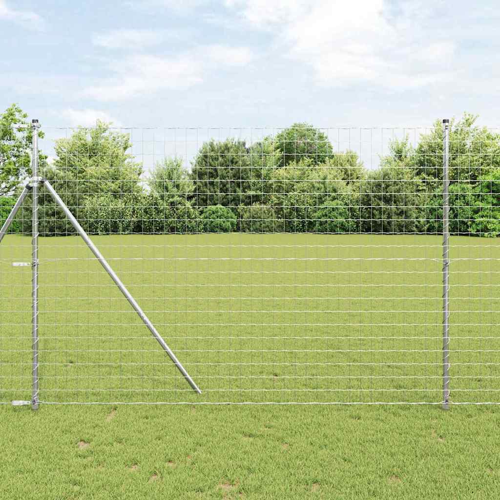vidaXL Euro Valla 1,5 x 10 m Hierro recubierto de PVC
