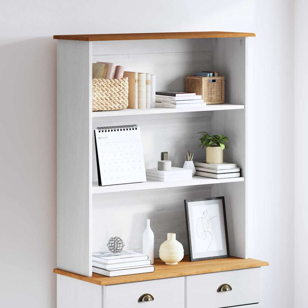 vidaXL Hutch ASKIM 91 x 30 x 104 cm Madera maciza de pino