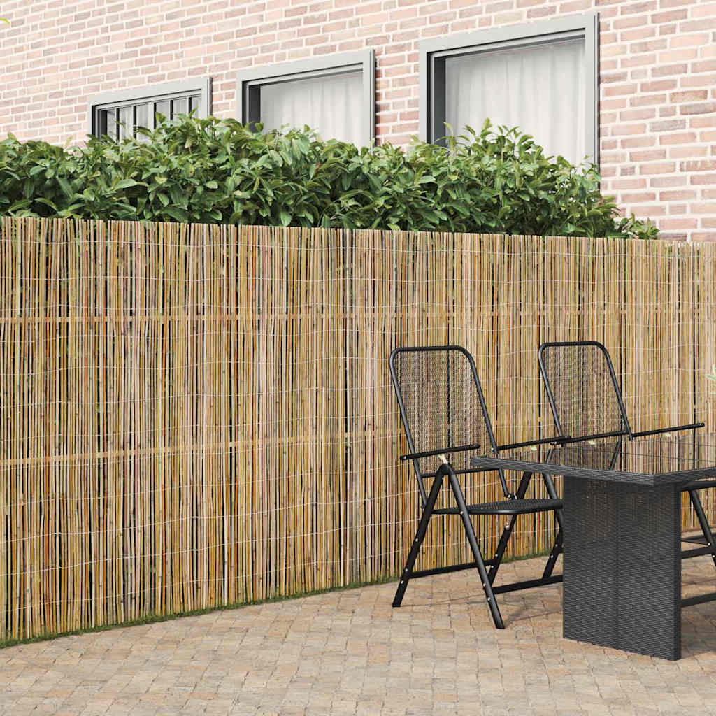 vidaXL Cerca de Bambú 500 x 150 cm Bambú Natural