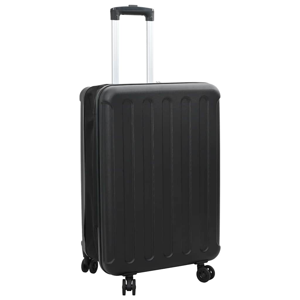 vidaXL Maleta con cerradura Negro 34 x 23 x 55.5 cm Plástico ABS