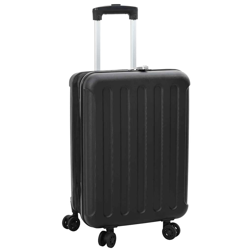 vidaXL Maleta con cerradura Negro 43 x 27 x 66 cm Plástico ABS
