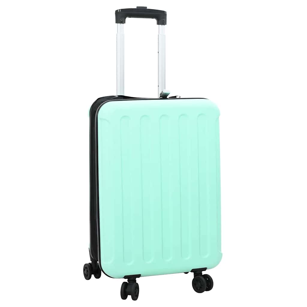vidaXL Maleta con cerradura Verde menta 34 x 23 x 55.5 cm Plástico ABS