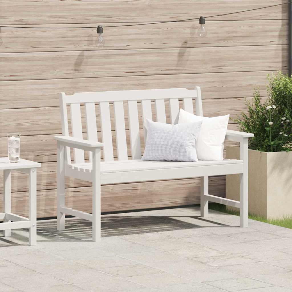 vidaXL Banco de jardín 120 x 59 x 88 cm HDPE