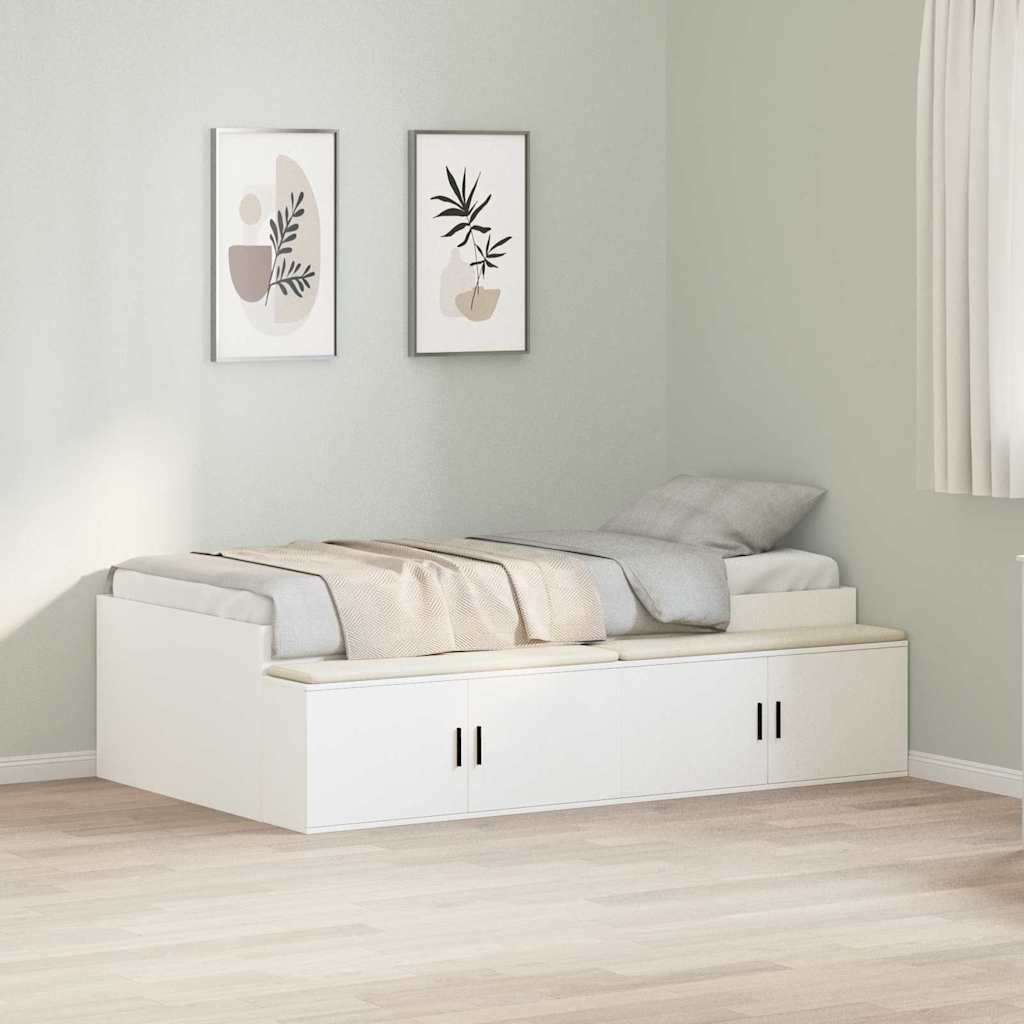 vidaXL Estructura de cama con cajón 80 x 200 cm Madera de ingeniería