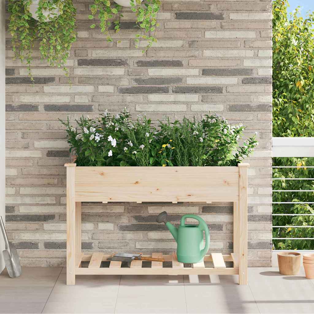 vidaXL Macetero de Jardín Beige 115 x 59 x 76,5 cm