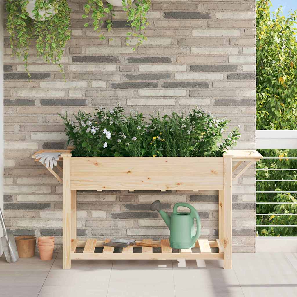 vidaXL Macetero de Jardín Beige 155 x 59 x 76,5 cm
