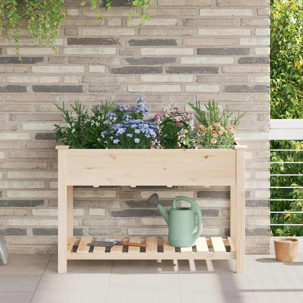 vidaXL Macetero de Jardín Beige 115 x 59 x 76,5 cm
