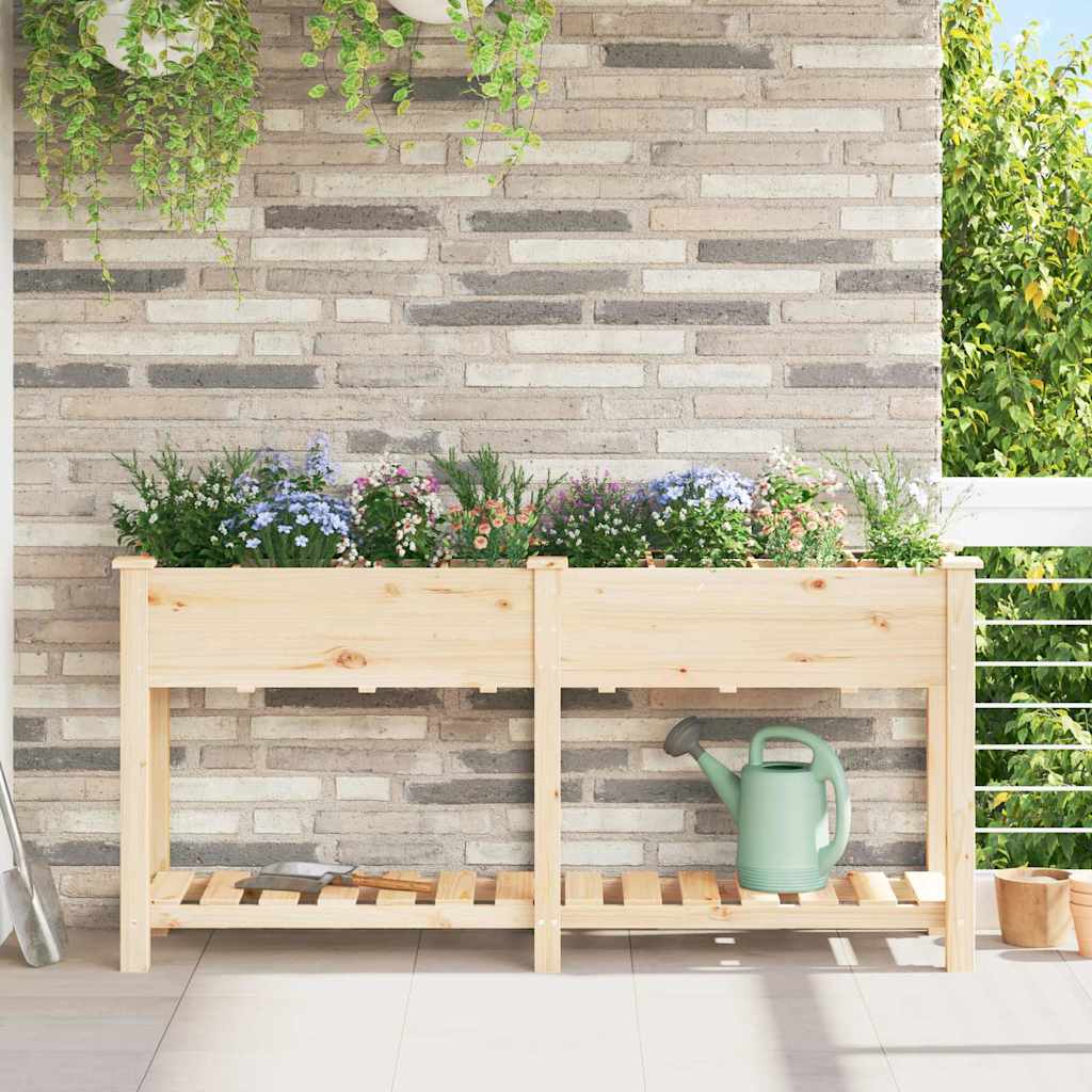 vidaXL Macetero de Jardín Beige 161,5 x 45 x 76,5 cm