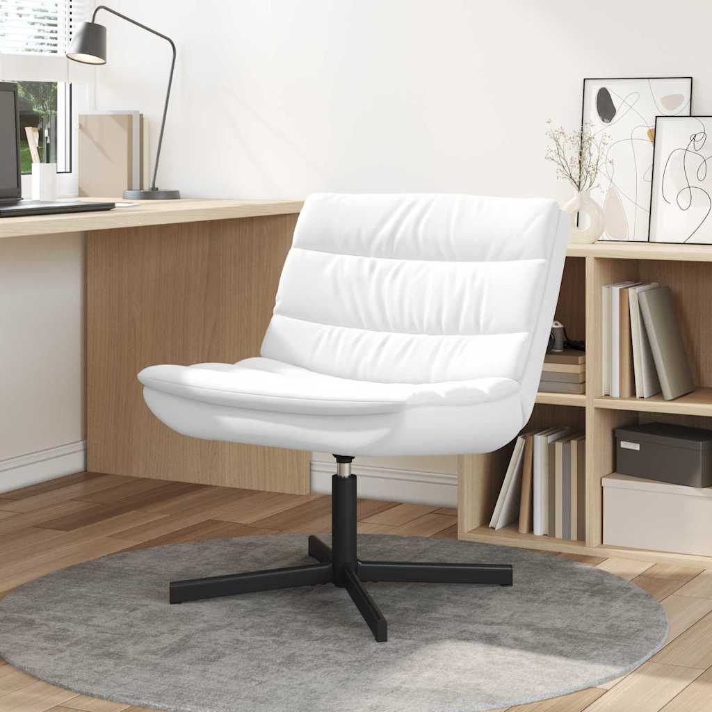 vidaXL Silla giratoria 63 x 75 x 76 cm Cuero sintético