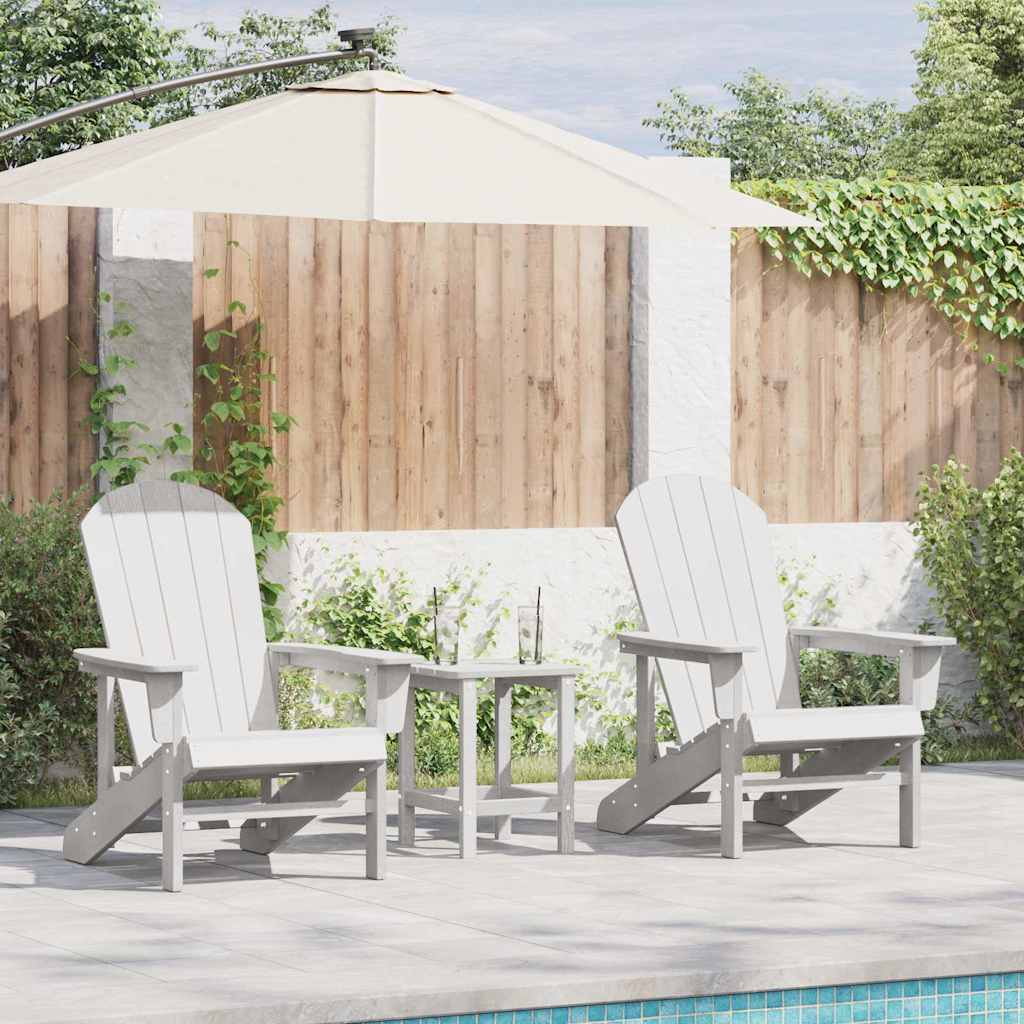 vidaXL Silla de Jardín 2 uds. Polietileno