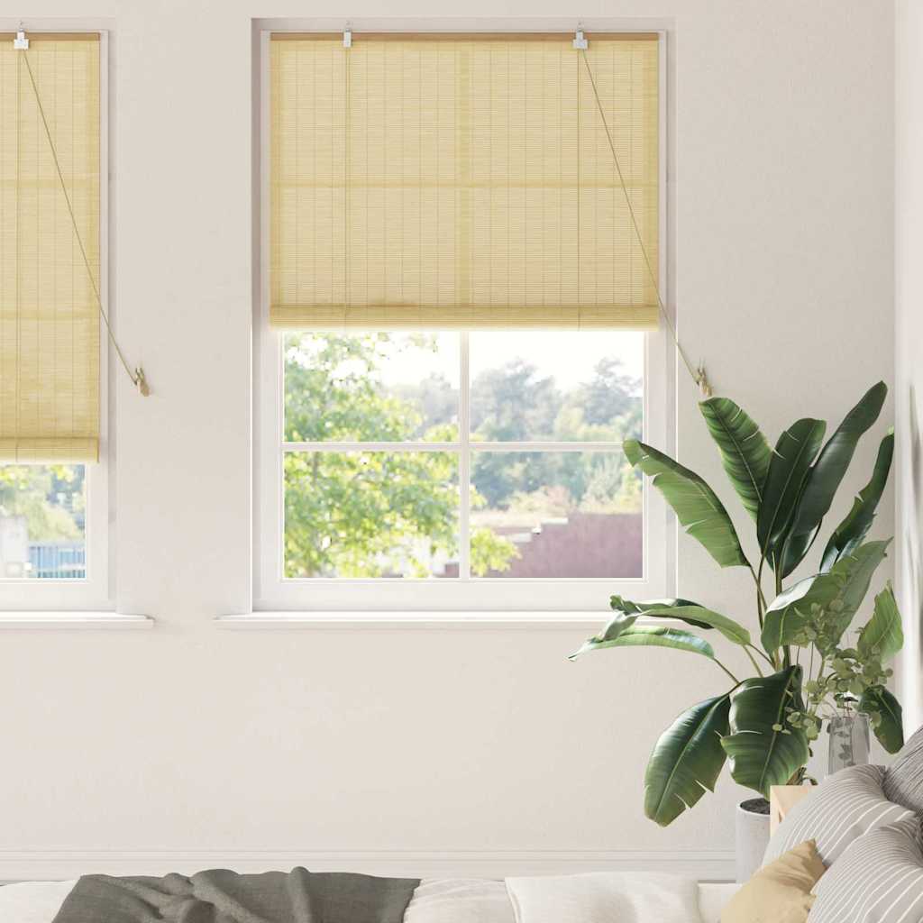 vidaXL Estor enrollable Naturaleza 120 x 220 cm Bambú