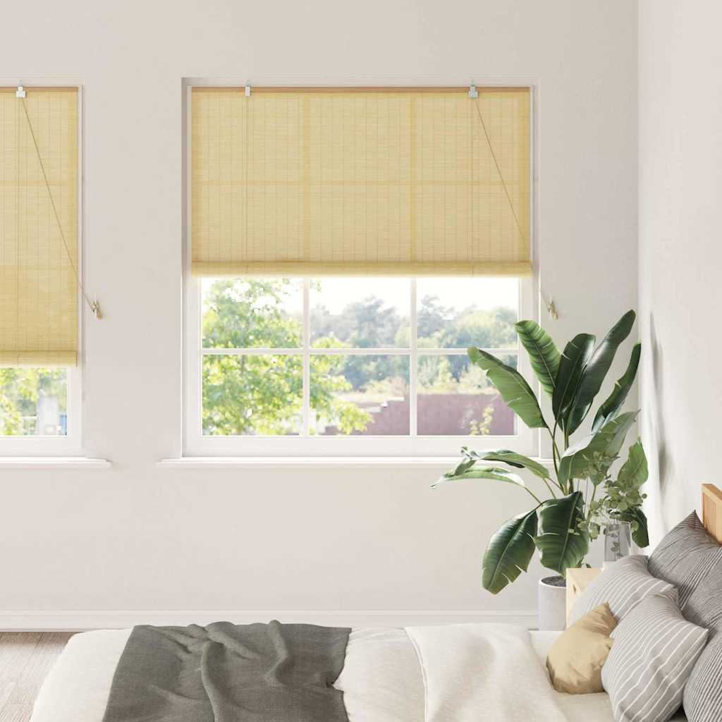 vidaXL Estor enrollable Naturaleza 150 x 220 cm Bambú