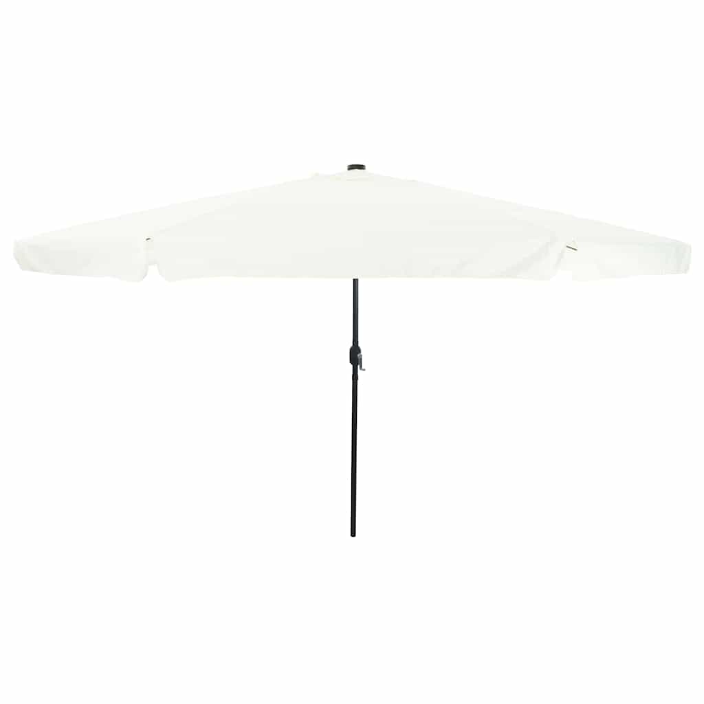 vidaXL Sombrilla de jardín 395 x 395 x 245 cm Poliéster Redondo
