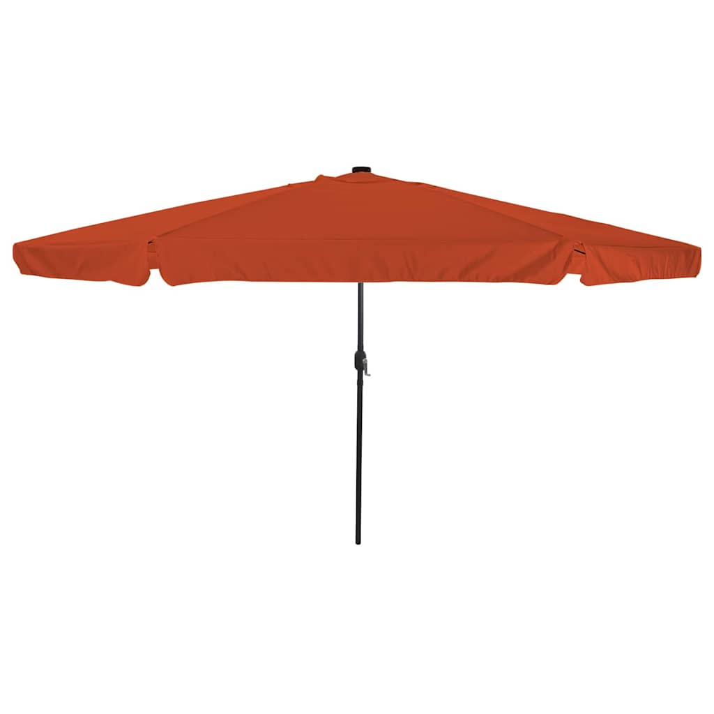 vidaXL Sombrilla de jardín 395 x 395 x 245 cm Poliéster Redondo