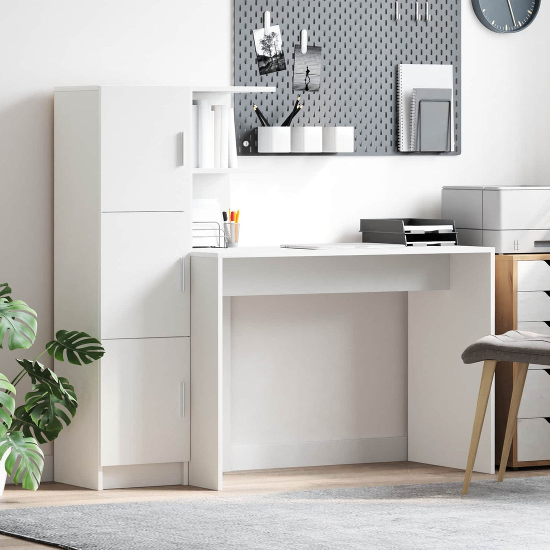 vidaXL Escritorio 133.5 x 50 x 124 cm 2 uds.