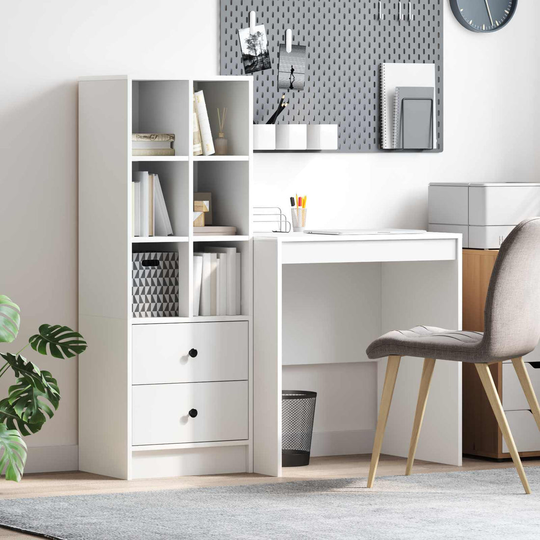 vidaXL Escritorio 115,5 x 50 x 127 cm 2 uds.