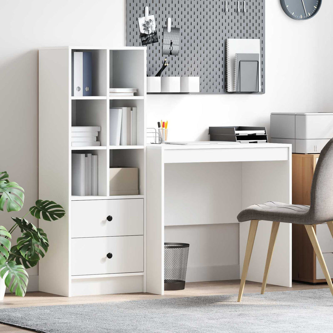 vidaXL Escritorio 135,5 x 50 x 127 cm 2 uds.