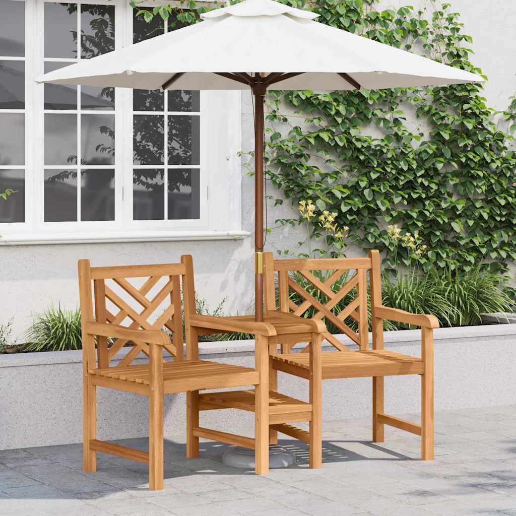 vidaXL Sillas de jardín exteriores 152 x 63 x 89 cm