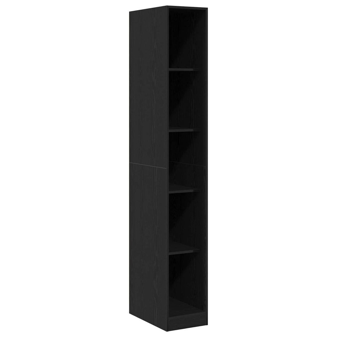 vidaXL Armario Roble Negro 30 x 50 x 200 cm Madera de ingeniería