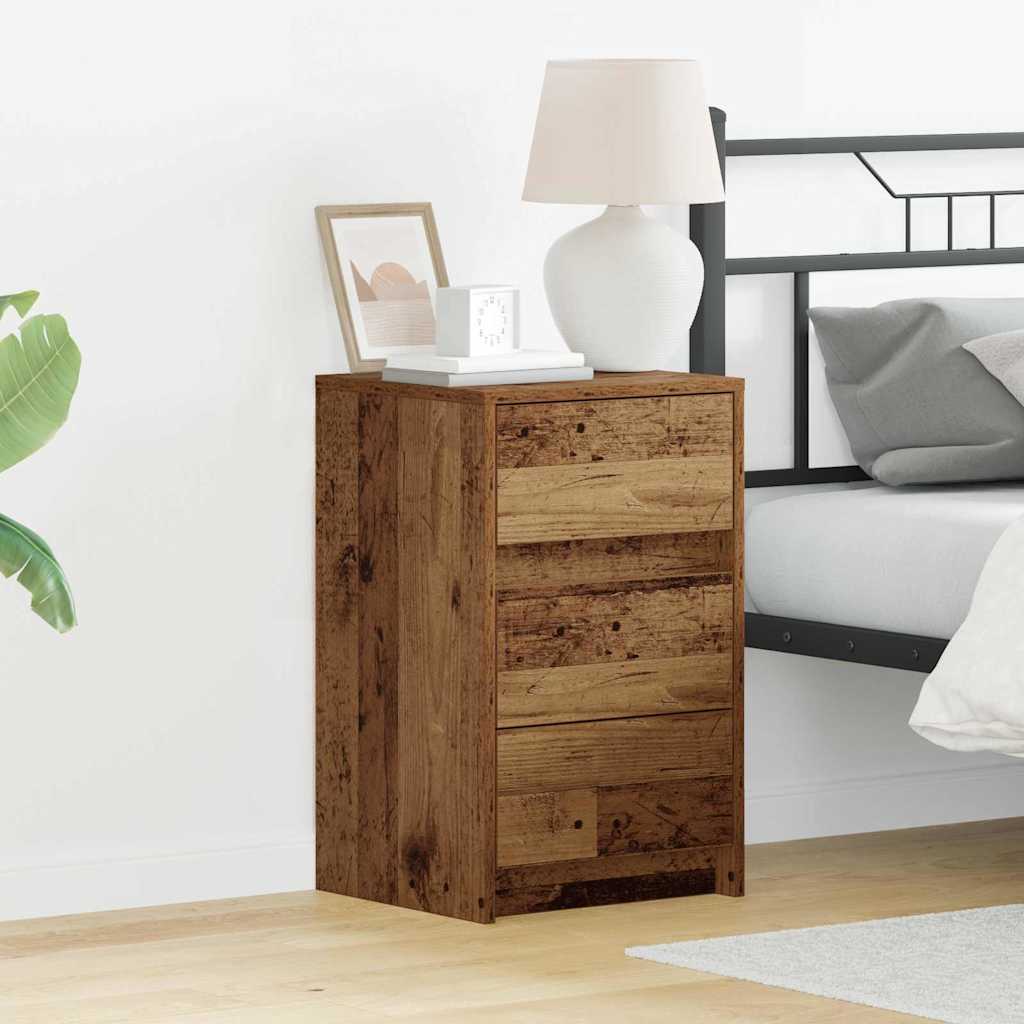 vidaXL Armario de Noche Madera vieja 38 x 34 x 61 cm