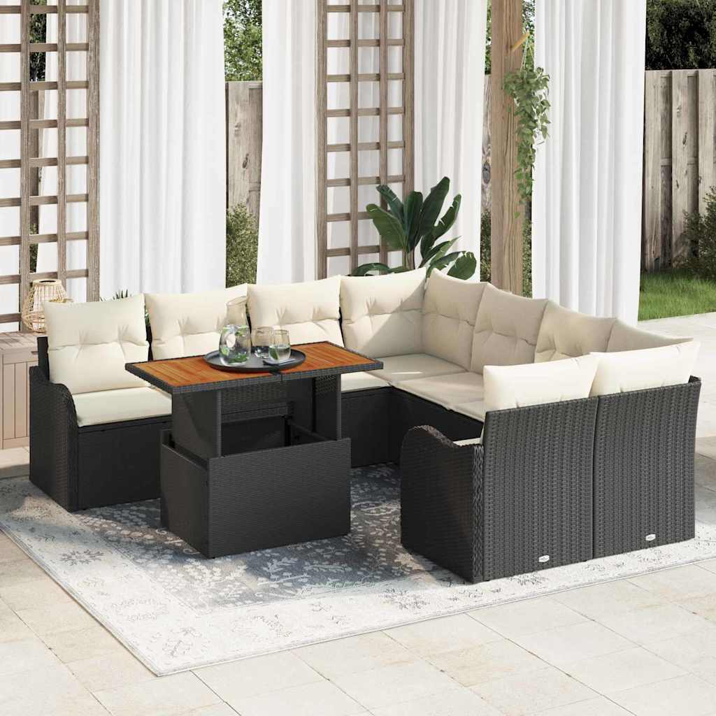 vidaXL Conjunto de sofá de jardín 7 uds. 6-Número de plazas