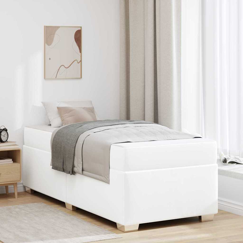 vidaXL Estructura de cama Blanco 90 x 190 cm PVC