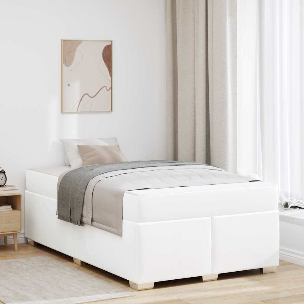 vidaXL Estructura de cama Blanco 120 x 200 cm PVC