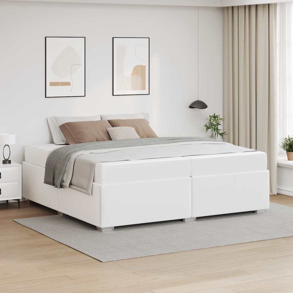 vidaXL Estructura de cama Blanco 200 x 200 cm PVC