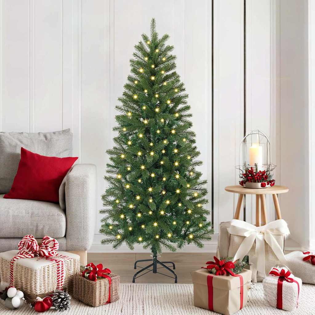 vidaXL Árbol de Navidad artificial Verde 150 cm PE y PVC