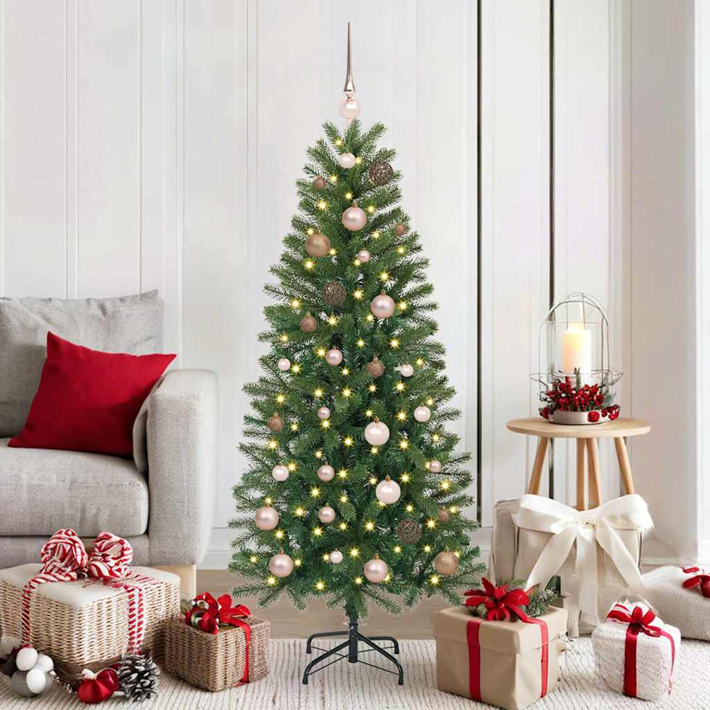 vidaXL Árbol de Navidad artificial Verde 150 cm PE y PVC