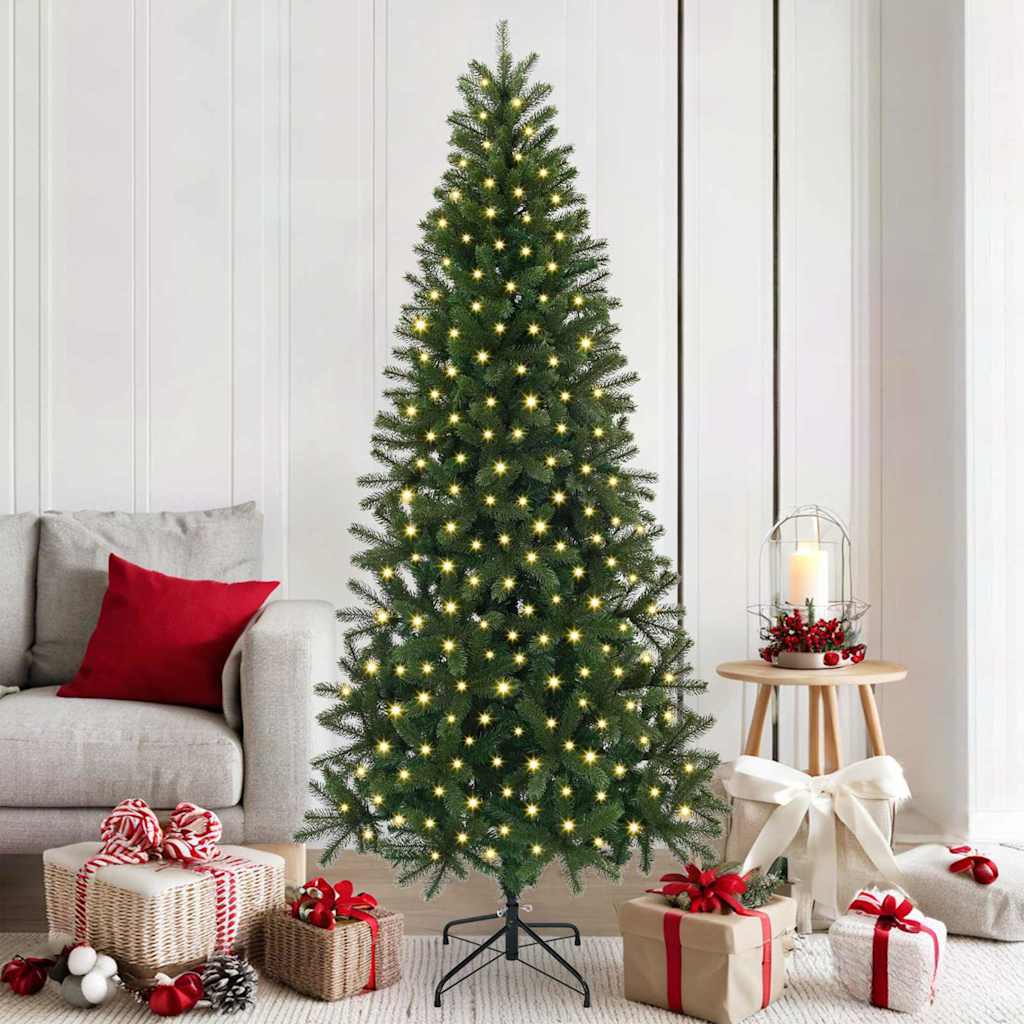 vidaXL Árbol de Navidad artificial Verde 180 cm PE y PVC