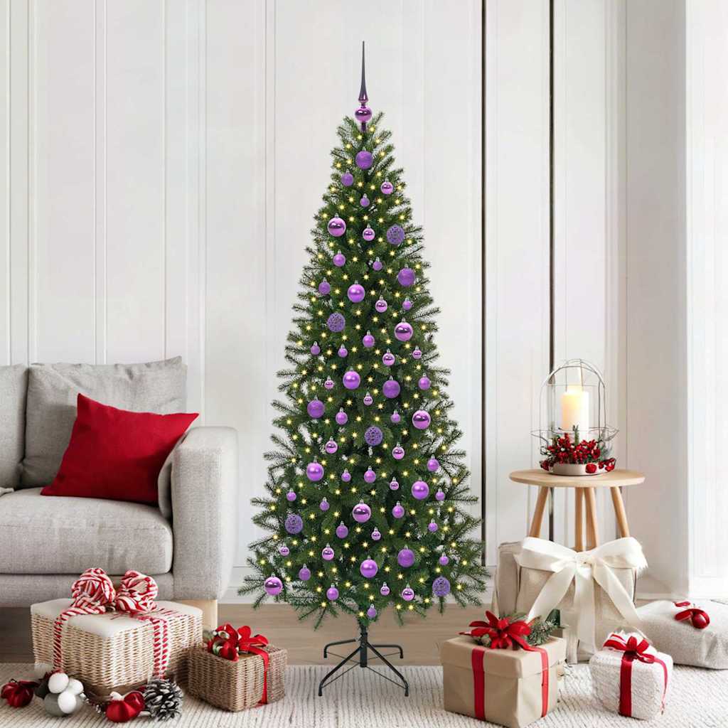 vidaXL Árbol de Navidad artificial Verde 180 cm PE y PVC