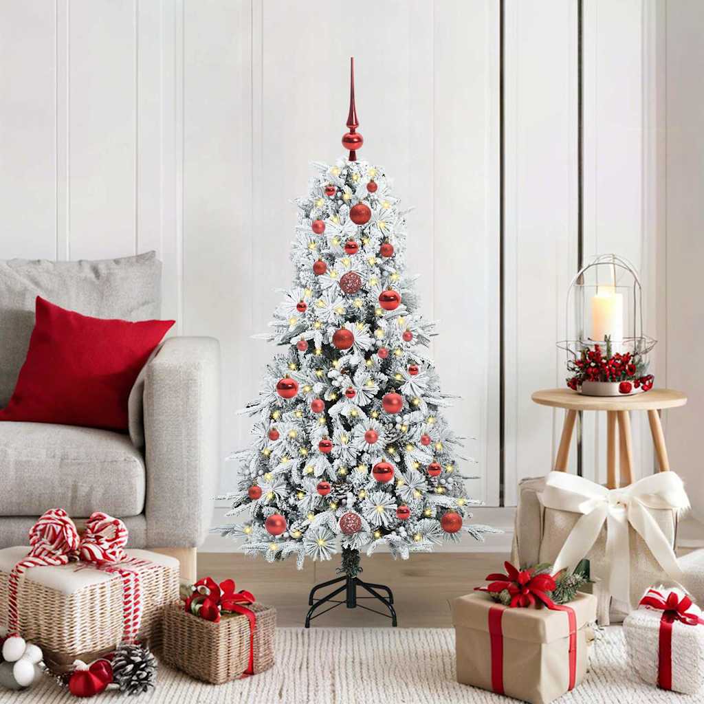 vidaXL Árbol de Navidad artificial con ramas articuladas 120 cm