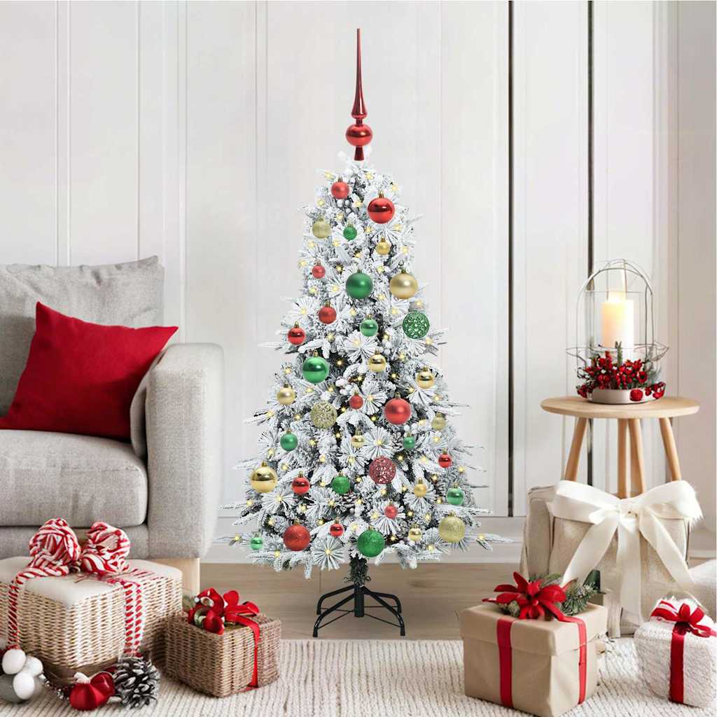 vidaXL Árbol de Navidad artificial con ramas articuladas 120 cm