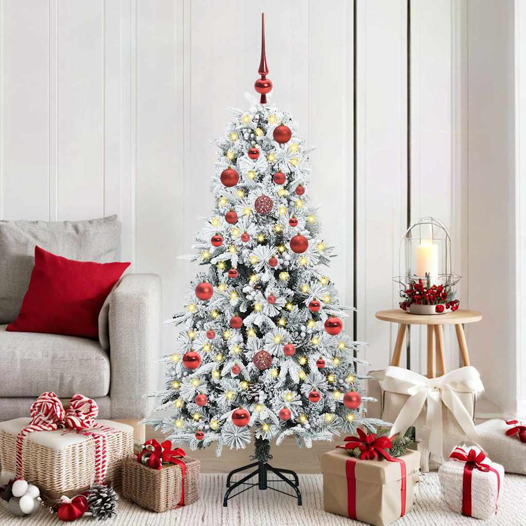 vidaXL Árbol de Navidad artificial con ramas articuladas 150 cm