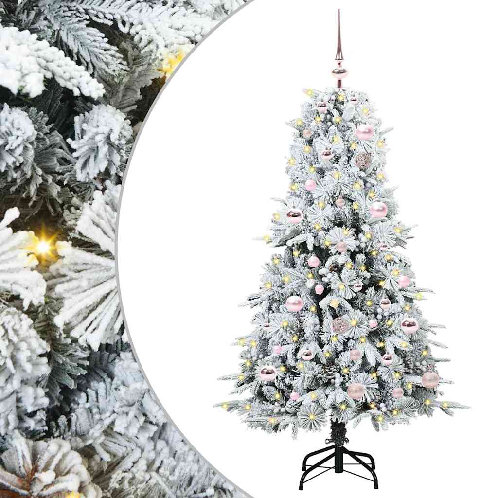 vidaXL Árbol de Navidad artificial con ramas articuladas 150 cm
