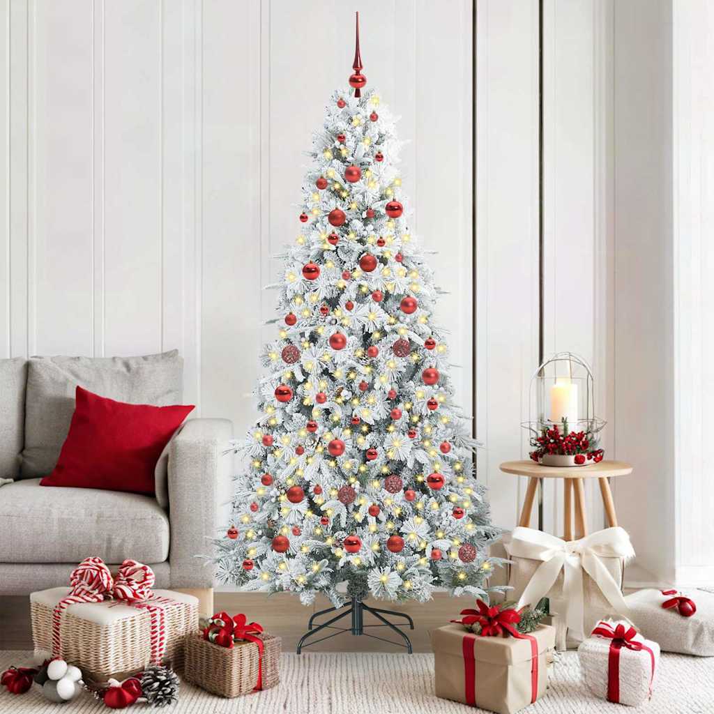 vidaXL Árbol de Navidad artificial con ramas articuladas 180 cm