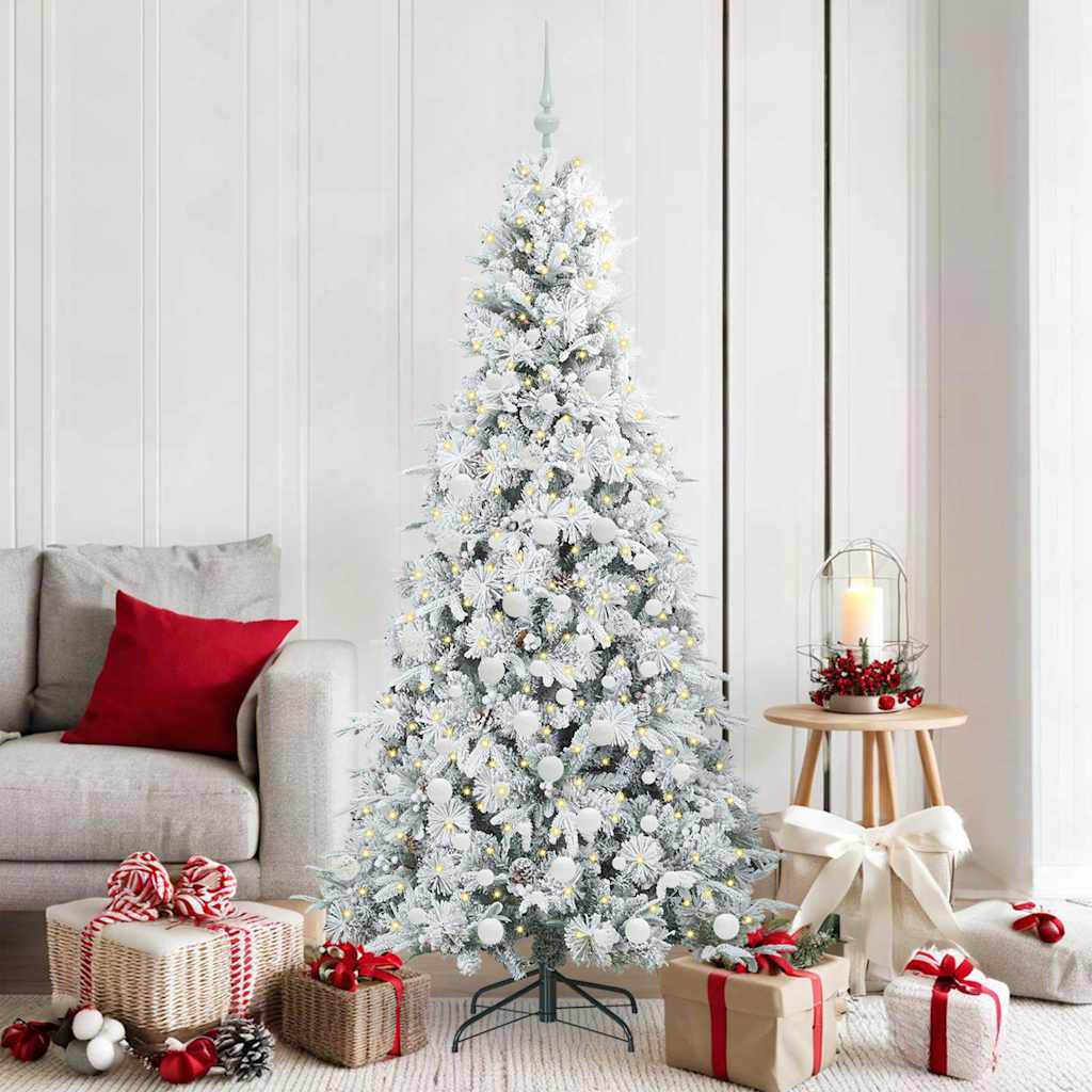 vidaXL Árbol de Navidad artificial con ramas articuladas 180 cm
