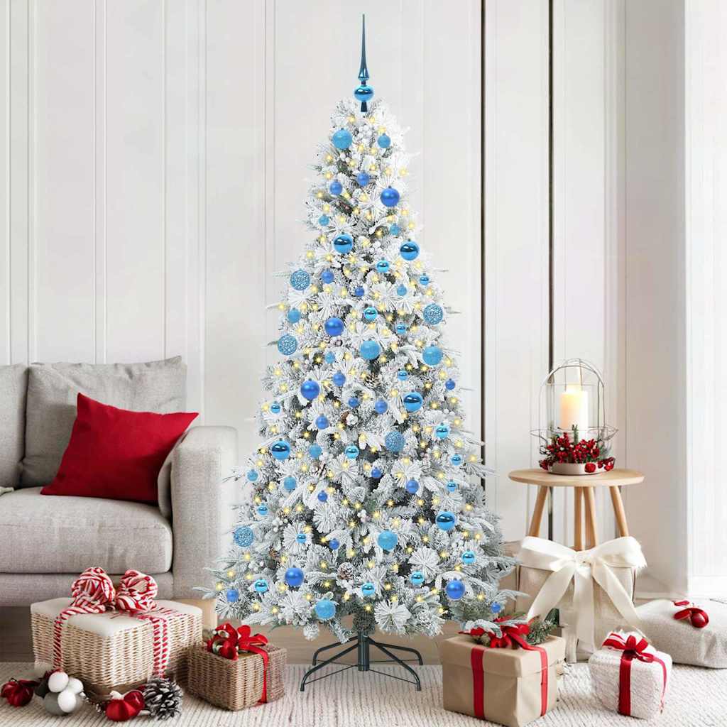vidaXL Árbol de Navidad artificial con ramas articuladas 180 cm