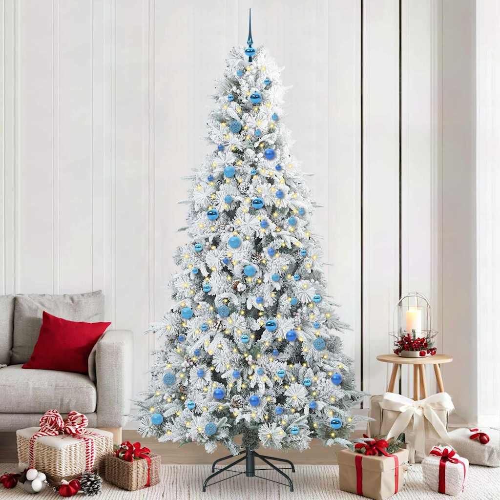 vidaXL Árbol de Navidad artificial con ramas articuladas 240 cm