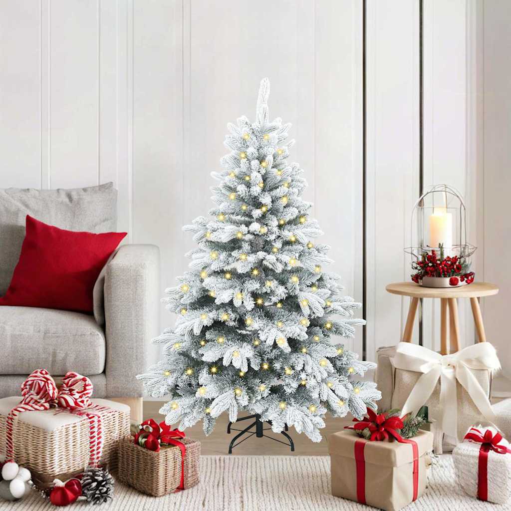 vidaXL Árbol de Navidad artificial con 150 LED 120 cm PE y PVC