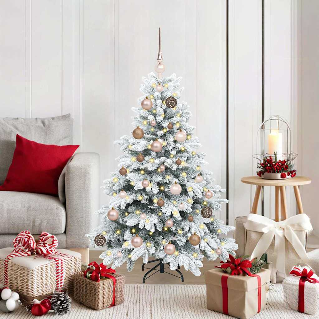 vidaXL Árbol de Navidad artificial con 150 LED 120 cm PE y PVC
