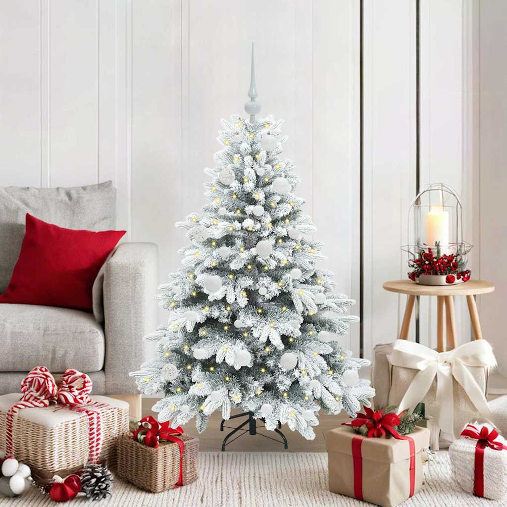 vidaXL Árbol de Navidad artificial con 150 LED 120 cm PE y PVC