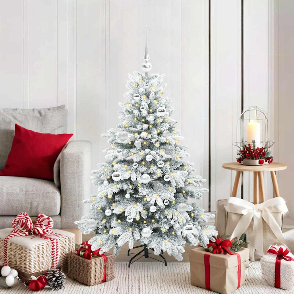 vidaXL Árbol de Navidad artificial con 150 LED 120 cm PE y PVC