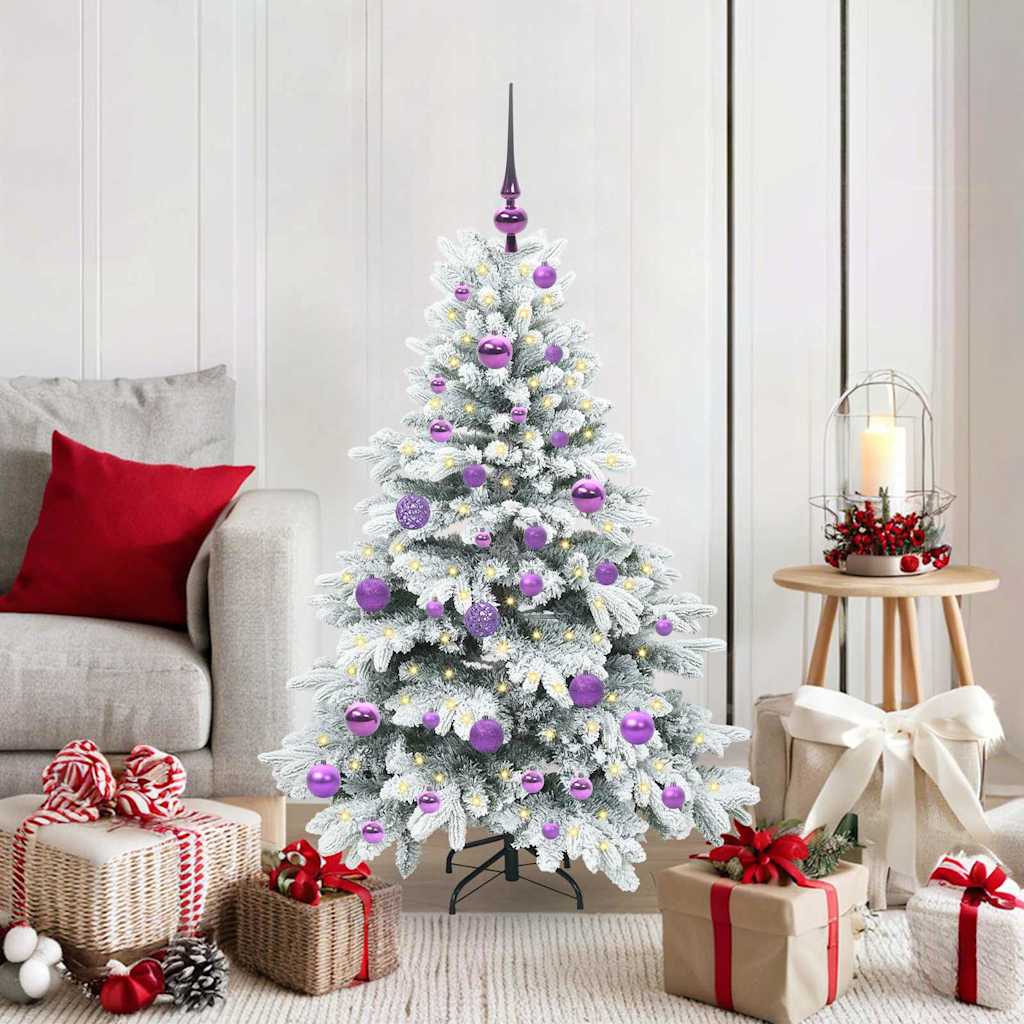 vidaXL Árbol de Navidad artificial con 150 LED 120 cm PE y PVC