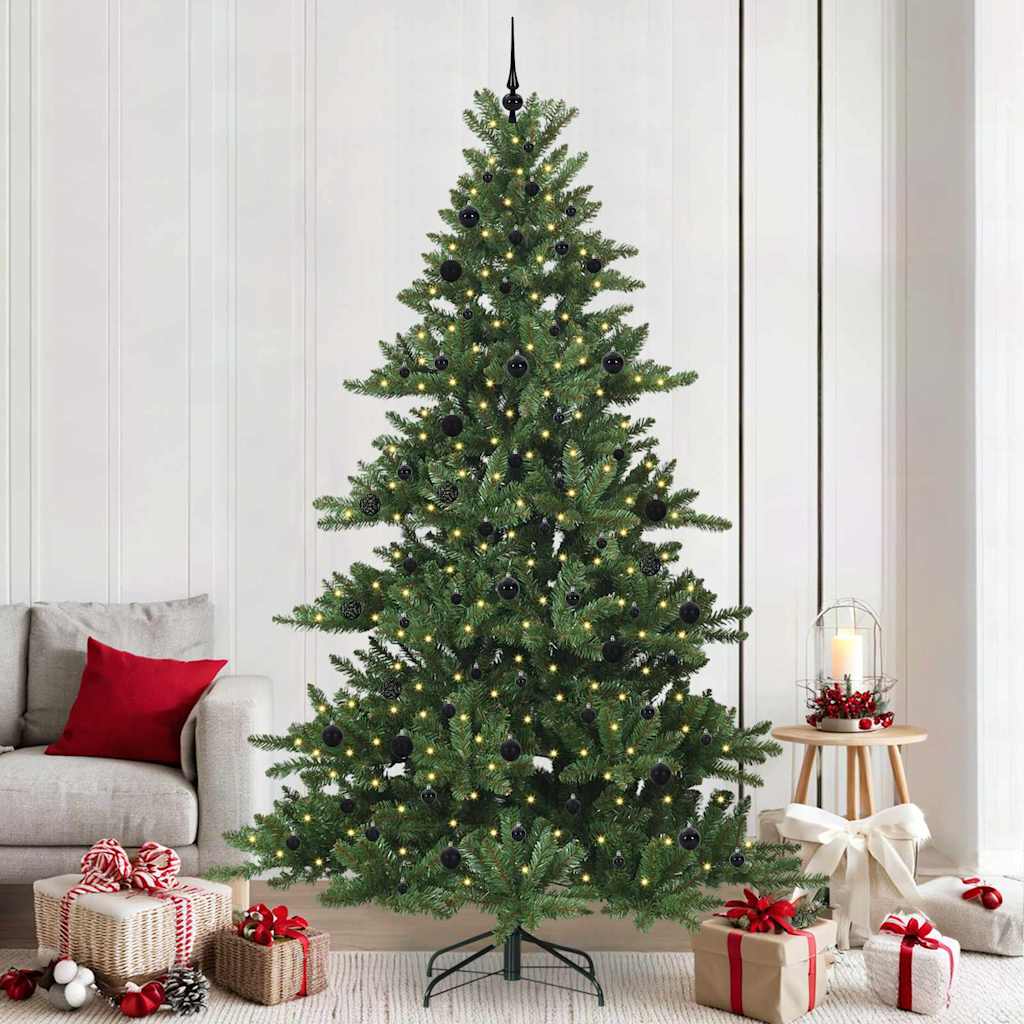 vidaXL Árbol de Navidad artificial con ramas articuladas Verde 240 cm